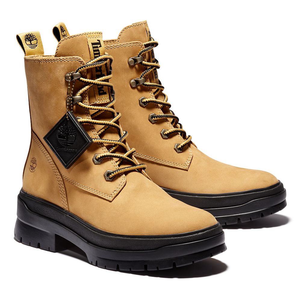 Botas Con Cordones Timberland Mujer Malynn Ek+ Waterproof Marrones/Negras - Chile KIM-914286